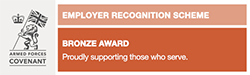 Armed Forces Covenant Employer Recognition Scheme - Bronze Award