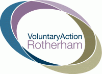 The logo of Voluntary Action Rotherham.